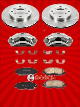 29416vj Bosch Brakes For 1998-2002 Honda Accord Brake Caliper Set And Rotors