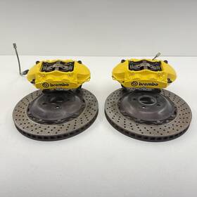 1p1.8002a5 Brembo 13-20 Subaru Brz 86 Fr-s Front 4 Piston Gt Big Brake Kit 345mm Yellow