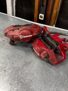 4605a437 Brembo 2003-2006 Mitsubishi Lancer Evolution 8 9 Rear Brake Calipers Evo Ct9a