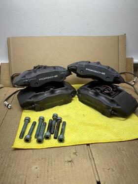 986251421 Brembo 97-12 Porsche Boxster 986 Brake Caliper Front Rear Set Oem Cayman 911 996