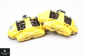 P51-l-x Brembo 2017-2019 Alfa Romeo Giulia Front Brake Caliper 4-piston Sets Yellow Oem