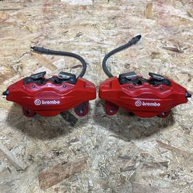 P59-q-x Brembo 2018-2020 Kia Stinger Rear Red Brake Caliper Set 2 Piston