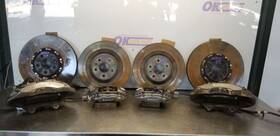 536-11562dl Cadillac 23 Ct5 V Blackwing J6h Brake Caliper Front Rear Set With Rotors Gray