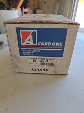 Cardone Industries 082617382212 Disc Brake Caliper 19-2001 Reman