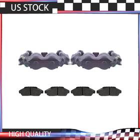 Carpshop20131019op0190 Cardone Industries For 1989-1994 Ford F-250 Front Left Right Brake Calipers And Metallic Pads