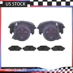 Carpshop20131019op0822 Cardone Industries For Dodge B1500 2500 B3500 Front Left Right Brake Calipers And Metallic Pads
