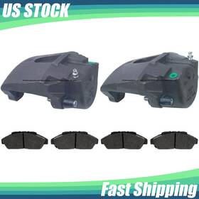 Outask22rp0719tf0522a-9a Cardone Industries Fits Dodge Dakota 2000 2001 2002 Front Kit Brake Caliper And Metallic Pads