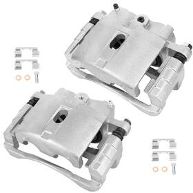 Cciyu 831435-5210-1401131661 Front Left And Right Brake Calipers With Bracket For Cadillac Chevy/gmc 2pc Set