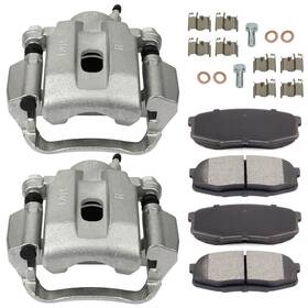 Z83557001g Cciyu Rear Brake Calipers And Ceramic Pads Set For 2008-2017 Toyota Sequoia
