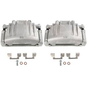 Z84547901g Cciyu Pair Front Disc Brake Calipers With Bracket For 2017 - 2020 Dodge Charger 3.6l Awd
