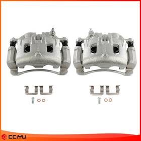 Z845ss62401g Cciyu Pair Front Disc Brake Calipers With Bracket For 2001 - 2006 Hyundai Santa Fe