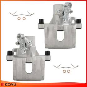 Z846ss96601g Cciyu Pair Rear Disc Brake Calipers For 2013-2018 Ford C-max L4 2.0l 2009-2013 Mazda 3