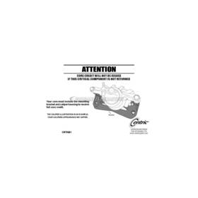 141.34617 Centric Parts For Bmw 528i 535i Gt Xdrive 535d I8 Rear Right Brake Caliper Dac