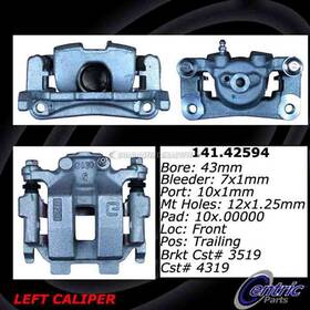 141.42593 Centric Parts For Infiniti G37 Q70 M45 M56 Q50 Q70l Jx35 Rear Right Brake Caliper Gap