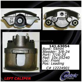 141.63054 Centric Parts For Chrysler Lebaron And Dodge Daytona Front Left Brake Caliper Csw