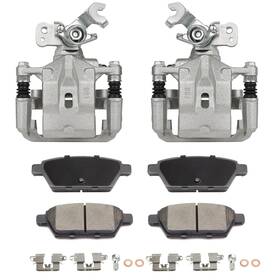Cf835572sa01 Cfsa 2x Rear Brake Calipers For 2007-2012 Lincoln Mkz With Bracket Pads And Set