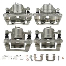 Cf841766sa01 Cfsa 2x Front Rear Brake Calipers For 2006-2008 Hyundai Sonata With Bracket Full Set