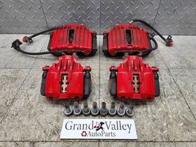 476198 Chevrolet 2001-2004 C5 Corvette Z06 Brake Caliper Set Front Rear Red Used 58k Miles Oem