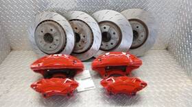 536-01527l Chevrolet 14-19 Corvette C7 Z51 Complete Set Of 4 J55 Calipers Red J6f With Rotors