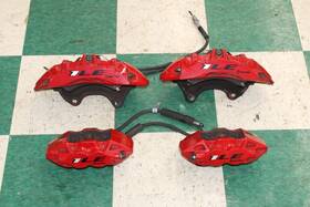 536-10103lf Chevrolet 17-23 Camaro Red Painted Brembo 1le Ss Front Rear Lh Rh Brake Caliper Set 4x J6m