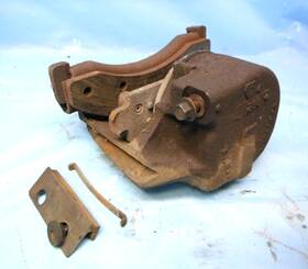 2238451-l Chevrolet General Motors Bendix 1979-1986 Chevy G-30 Van Front Left Brake Caliper Pads Hardware