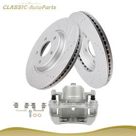 848pa44601aps Classic Autoparts Left Disc Brake Calipers And Front Rotor Drilled Fits 2004-2012 Chevrolet Malibu