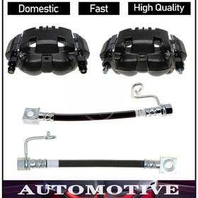 Completcaliperhoseaa002 Completeparts 2 Rear Brake Hose Line Calipers Set Fits 2003-2008 Dodge Ram 2500 3500