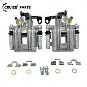 Bc29954pr Cruize Auto Parts Pair Rear Brake Calipers With Bracket For 2000-2009 Vw Jetta City Audi Tt Quattro