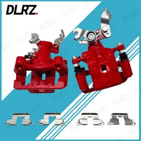 S5002 Dlrz Autoparts For Ford Fusion Mkz Milan Mazda 6 Upgrade Red Rear Disc Brake Caliper X2