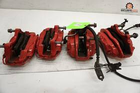 1720aa Dodge 15-20 Challenger Oem Front Rear Right Left Brembo Brake Calipers Red 4 Set