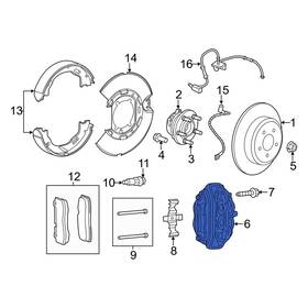 68525310aa Dodge Oe For Charger 2021-2023 Front Right Disc Brake Caliper