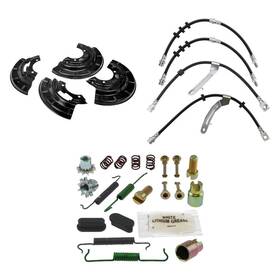 Bndl-910408 Dorman For Ford Escape 2005-2007 3-pc Brake Dust Shield Kit