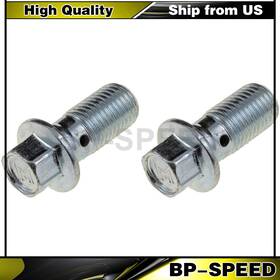 Bpspd220119374496 Dorman - Help Fits Oldsmobile 442 2 X Front Brake Hydraulic Hose To Caliper Bolt