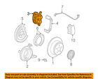 F75z2v553barm Ford Oem Rear-brake Disc