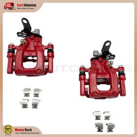 19b6385 Fire Autoparts 19b6384 Rear Red Brake Calipers With Bracket For Audi A3 Quattro Vw Golf Gti Passat Jetta