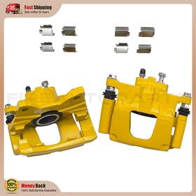 S5046ylw Fire Autoparts Yellow Rear Disc Brake Calipers With Bracket For Dodge Nitro Jeep Liberty Wrangler