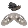 Bka18079 For Ford Mustang 2015-2019 Trq Rear Disc Brake Kit With Ceramic Pads