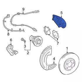 3w4z-2b120-ab Ford Genuine Caliper Assembly