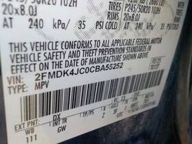 536-00309r Ford Passenger Right Caliper Front Fits 07-15 Mkx 1402490