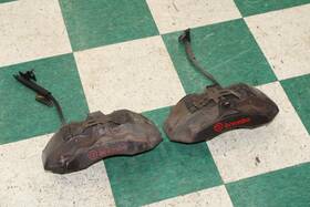 536-1565lf Ford 15-22 Mustang Gt 6 Piston Front Brembo Performance Brake Caliper Pair 2x Oem Wty