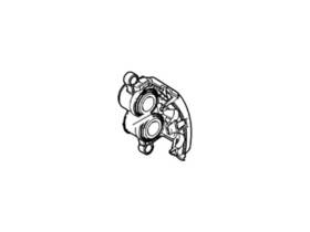 6c2z-2b120-ab Ford Genuine Disc Brake Caliper