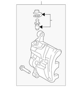 Brcf-421 Ford Genuine Motorcraft Caliper