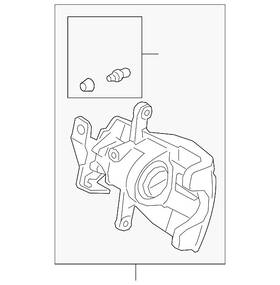 Brcf-451 Ford Genuine Motorcraft Caliper