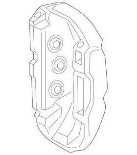 Brcf-654 Ford Genuine Motorcraft Disc Brake Caliper