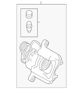 Cg1z-2552-a Ford Genuine Caliper