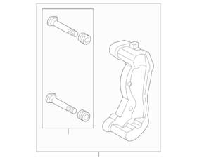 Ck4z-2b292-q Ford Genuine Caliper Support