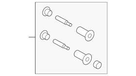 Dg9z-2c150-b Ford Genuine Disc Brake Caliper Bolt Kit