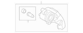 Eg1z-2552-a Ford Genuine Disc Brake Caliper