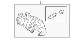 Ford Fr3z-2552-j Genuine Disc Brake Caliper