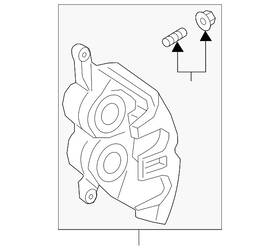 Hc3z-2b121-c Ford Genuine Caliper